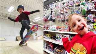 FATHER SON SKATE amp TOY ADVENTURE TIME [upl. by Jared618]