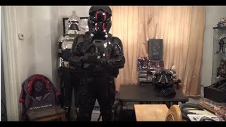 How to put on FIRST ORDER TIE Pilot Armor by James Hannon TI6799  501st Legion [upl. by Seyler998]