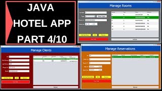 Java Project Tutorial  How To Make a Hotel Management System Project In Java NetBeans  Part 410 [upl. by Arodasi]