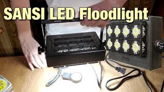 Sansi LED Floodlight test [upl. by Virgin]