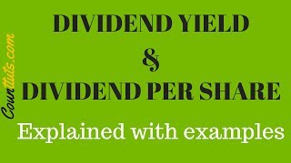 What is Dividend Yield  Explained With Examples [upl. by Oirobil]