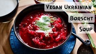 Borscht Borsch Russian and Ukrainian Beet Soup Recipe [upl. by Bel]