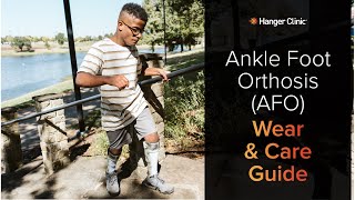 Ankle Foot Orthosis Wear amp Care Guidelines [upl. by Rapsag579]