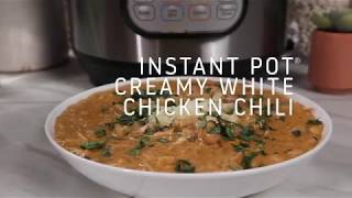 Instant Pot Creamy White Chicken Chili [upl. by Tabib]