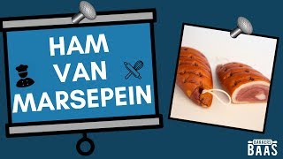 Ham van marsepein maken [upl. by Engel]