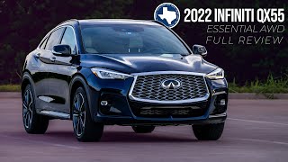 2022 Infiniti QX55 Essential AWD Full Review [upl. by Nirtiak]