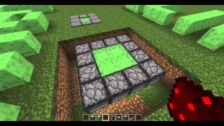 Minecraft Tutorial  Slime Block Launchers 1x1 2x2 3x3 [upl. by Quillon]