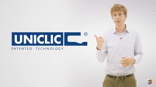 UNICLIC explained  Basic locking profile for flooring [upl. by Ainolopa]