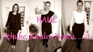 HAUL Klamotten Schuhe Kleider Hosen [upl. by Adnahc]