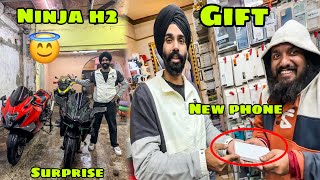 Finally New phone Gift kar diya 😇 Big Surprise or Ninja H2 bhi aa gayi shop mai 😳 [upl. by Aneeled]