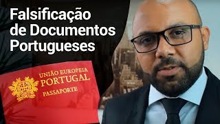 Falsificação de Documentos Portugueses [upl. by Euk]