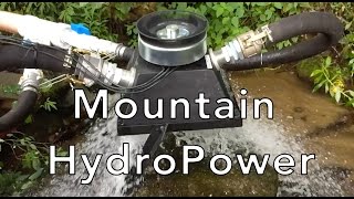 Micro Hydro Power with Turgo generator Part 1 [upl. by Christen]