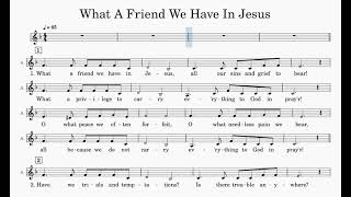 What A Friend We Have In Jesus Alto Part [upl. by Otes]