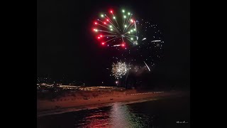 Danish Fireworks Blokhus strand 05 11 2022 [upl. by Sonaj437]