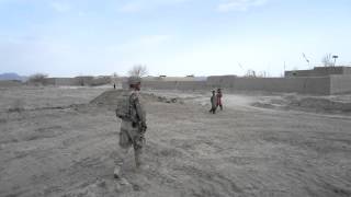 US Soldier Scaring Afghani Kids [upl. by Trelu582]