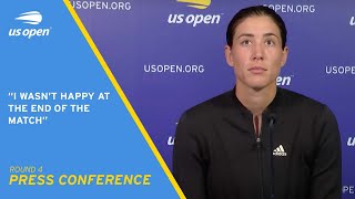 Garbiñe Muguruza  Press Conference  2021 US Open [upl. by Dacia629]