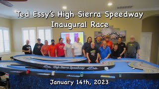 Inaugural race at Ted Essys High Sierra Speedway NSR F1 NorCal GT3 and Slotit Group C [upl. by Birdt]