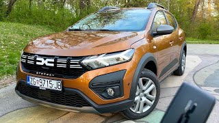 DACIA SANDERO STEPWAY Expression 2023  FULL indepth REVIEW exterior interior infotainment [upl. by Odravde]