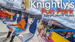 Knightlys Fun Park  Towyn Fun Fair North Wales 2024 [upl. by Zsolway]