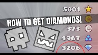 Geometry Dash World How To Get Diamonds Fast [upl. by Nnaeitak756]