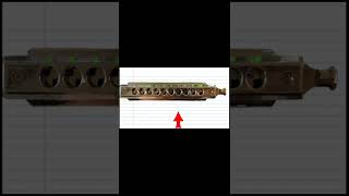 Play Along  Jingle Bells  Chromatic Harmonica  Key of C shorts [upl. by Cammi295]