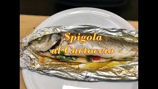 Spigola al Cartoccio Ricetta Gustosa [upl. by Ettenil]