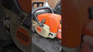 Stihl Ms290 Was Bogging Down Heres Why Not A Plugged Muffler shorts [upl. by Elyagiba]