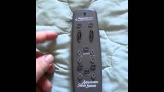 Tempurpedic Bed Remote Reset [upl. by Yelknirb]