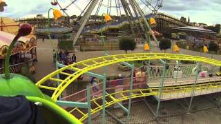 Counter Culture Caterpillar roller coaster at Dreamland OnRide POV [upl. by Hazmah]