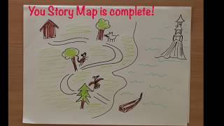 Kamishibai  How to Draw a Story Map [upl. by Redwine]