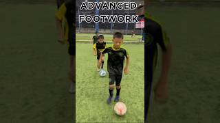 Advanced footwork exercise for ball mastery 👍⚽ shorts youtubeshort short football soccer [upl. by Prior]