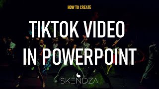 TikTok video in PowerPoint  less than 15 minutes to create [upl. by Devora]