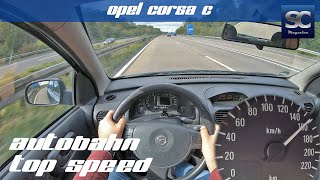 Opel Corsa C 12L 74HP 2002  POV Top Speed Drive [upl. by Notnerb]