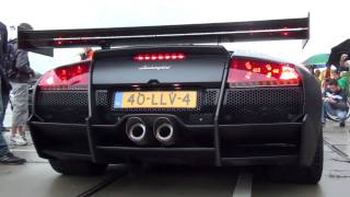 Lamborghini Murciélago LP6704 SVR Sound Startup  BRUTAL Revs and more  1080p HD [upl. by Sheila]