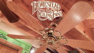 Homestead Vogue Fan Ceiling Fan  1080p HD Remake [upl. by Nunes]