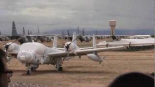 Aircraft Graveyard  Tucson Arizona Part 1 [upl. by Nesahc]