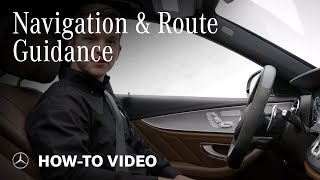 Using MercedesBenz Tech Navigation System amp Route Guidance [upl. by Sudnac]