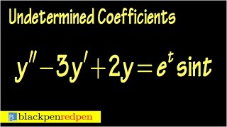 undetermined coefficients diff eq sect4519 [upl. by Artenra415]