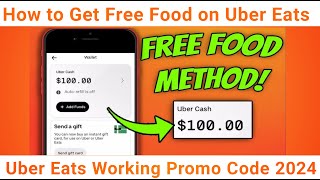 Uber Eats Promo Code ✅ 100 Codes for New amp Existing Users 2024 Uber Eats Coupon Codes [upl. by Aernda]