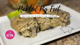 Pickled Pig Feet  Patitas de Puerco en Vinagre [upl. by Llenehs]