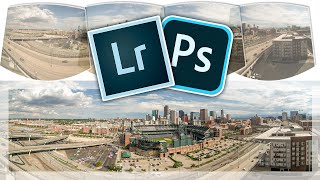 How to make a Panorama Photo Shoot and edit Lightroom or Photoshop [upl. by Nohsyt]