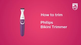 More less or no hair…down there the Philips Bikini Trimmer [upl. by Sseb43]