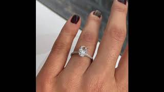 15 ct Oval Diamond Signature Wrap Engagement Ring [upl. by Claresta]