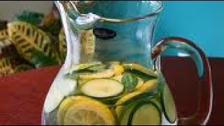 How to Make Cucumber Lemon Ginger Detox Water Cooking with Kimberly [upl. by Shelah]