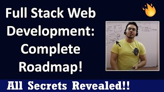 How to Become a Full Stack Web Developer  Complete Roadmap [upl. by Ahser]