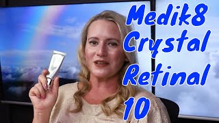 Medik8 Skincare Crystal Retinal 10 Night Face Serum Review amp How to Use [upl. by Ewens231]