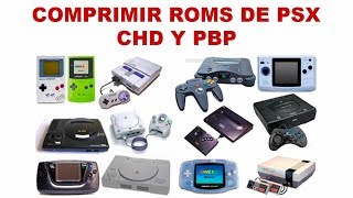 TUTORIAL PARA COMPRIMIR ISOS DE PSX EN CHD O PBP [upl. by Eilsehc]