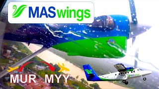 ✈︎ MASwings ✈︎ SHORTEST Scheduled Flight in Malaysia ✈︎ FULL FLIGHT [upl. by Haramat34]