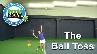 The Tennis Serve Toss Simple Tips for Toss Perfection [upl. by Hanas507]