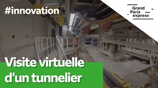 La visite virtuelle d’un tunnelier du Grand Paris Express [upl. by Scott504]